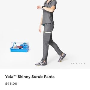 Bundle. scrub top and skinny figs pants